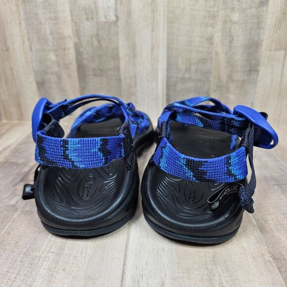 Chaco Womans Size 6 Z/Volv X2 Sandals Strappy Black Blue Shoes - Picture 6 of 11